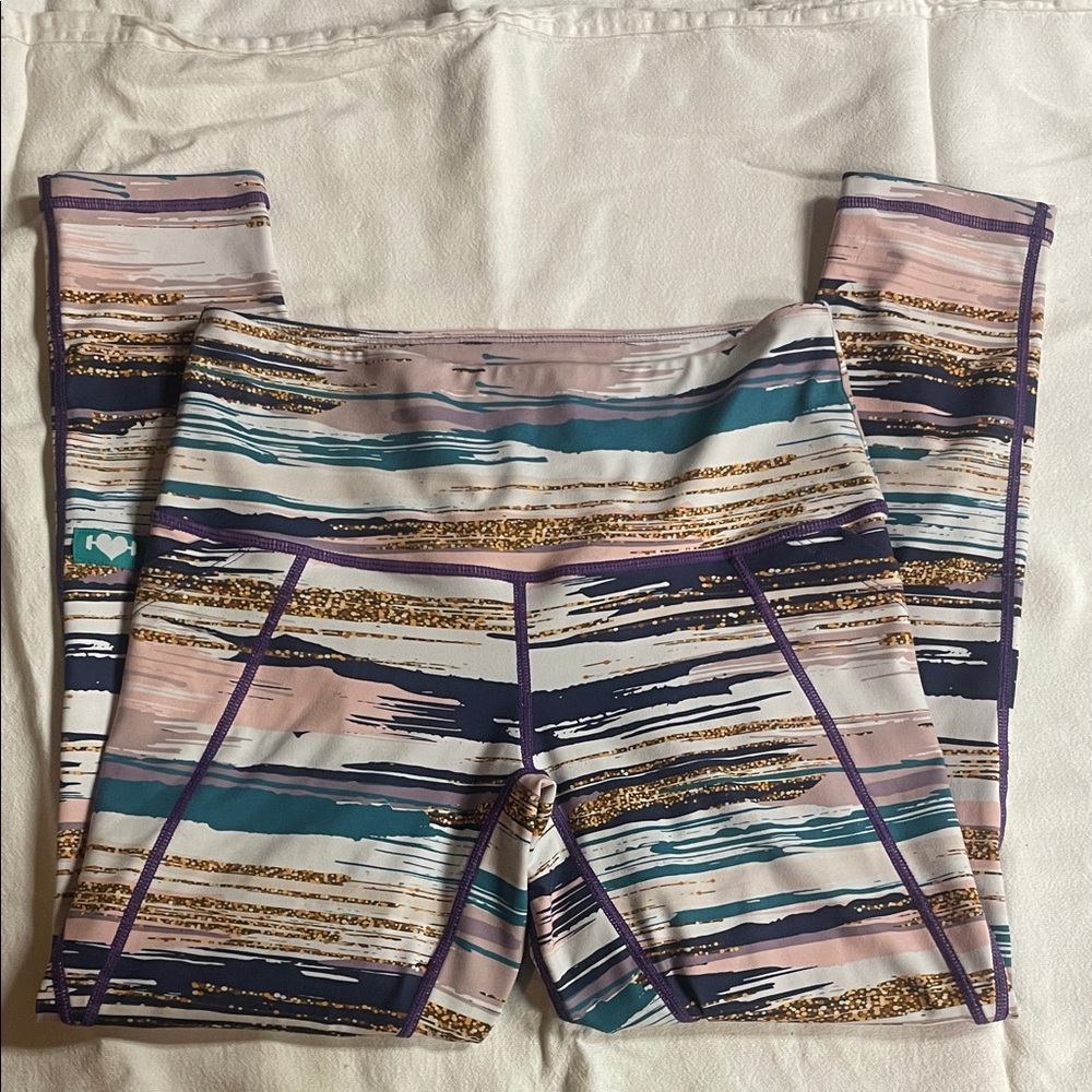 Colorful Striped Leggings